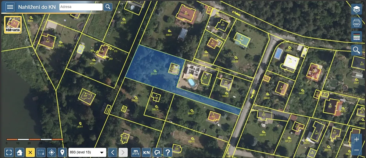 Prodej stavebního pozemku 1749 m²
